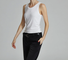 Load image into Gallery viewer, Saint Art Soren Ribbed Tank- White