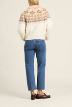Load image into Gallery viewer, Trovata Juneau Sweater- Antique White Fairisle