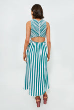 Load image into Gallery viewer, Hunter Bell Kathleen Dress- Emerald Stripe