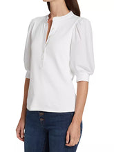 Load image into Gallery viewer, Veronica Beard Crew Neck Coralee Top - White
