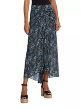 Load image into Gallery viewer, Veronica Beard Limani Skirt - ETCHD FLORAL BLD
