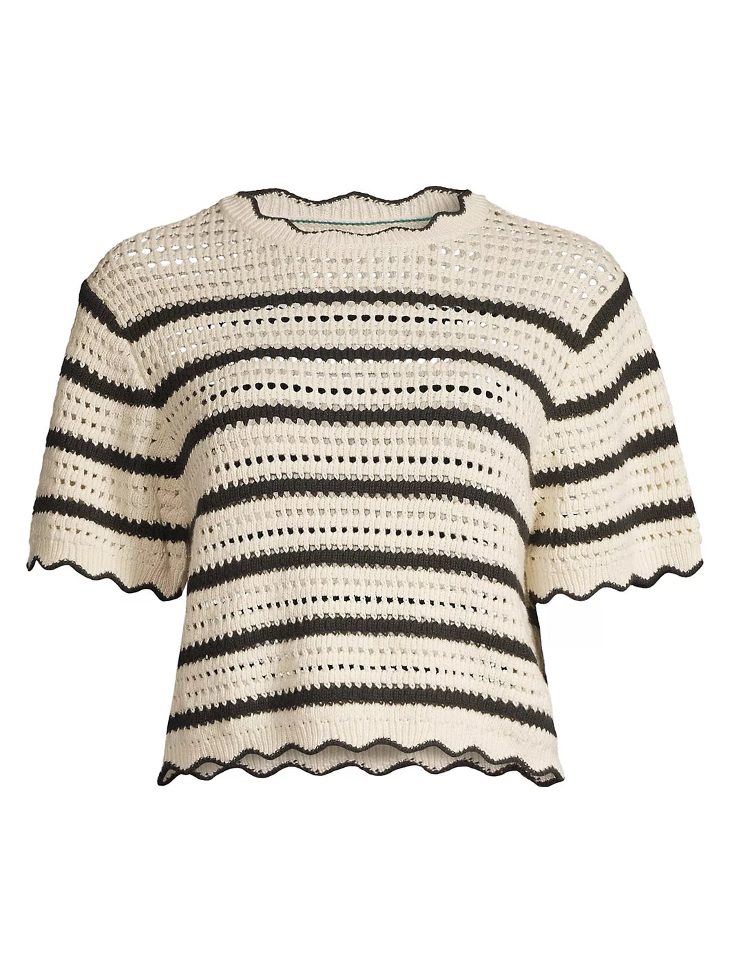 Trovata Jules Sweater T-Shirt - Stripe