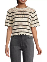 Load image into Gallery viewer, Trovata Jules Sweater T-Shirt - Stripe
