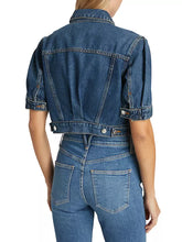 Load image into Gallery viewer, Veronica Beard Raina Short Sleeve Denim Jacket
