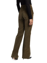 Load image into Gallery viewer, Veronica Beard Carson Corduroy Ankle Flare Pants - Cypress Green
