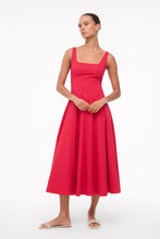 Load image into Gallery viewer, Staud Wells Dress- Cherry
