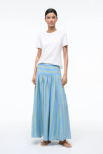 Load image into Gallery viewer, Staud Procida Linen Skirt - Seaport Stripe
