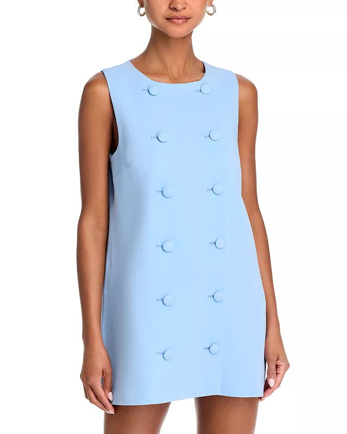 veronica beard alayah dress- blue sky