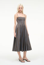 Load image into Gallery viewer, Staud Wylie Dress- Huntington Stripe
