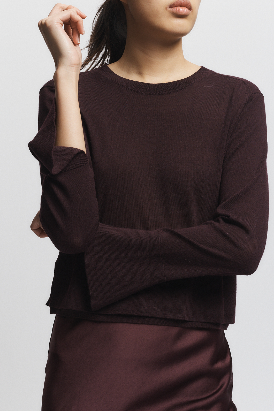 SAINT ART Elodie Layered Crewneck