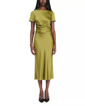 Load image into Gallery viewer, Staud Marcel Silk Dress- Pear
