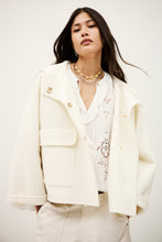 Load image into Gallery viewer, ba&amp;ash Hoded Jacket Kove Off-White
