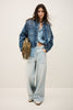 ba&sh VIGILIO Cropped Denim Jacket