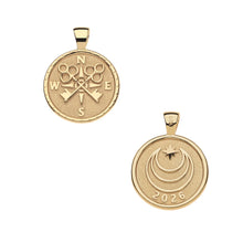 Load image into Gallery viewer, Limeted Edition FOREVER 2026 Commemorative Coin - 16-18" Classic Rolo Chain
