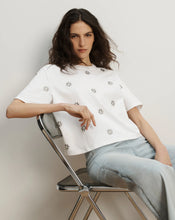 Load image into Gallery viewer, Veronica Beard Embellished Sebastian Tee - White

