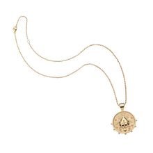Load image into Gallery viewer, Jane Win LUCK Be a Ladybug JW Small Pendant Coin - 16-18" Classic Rolo Chain
