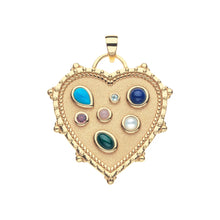 Load image into Gallery viewer, LOVE Treasure Trove Heart Pendant - 18" Drawn Link Chain
