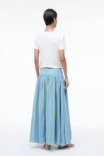 Load image into Gallery viewer, Staud Procida Linen Skirt - Seaport Stripe
