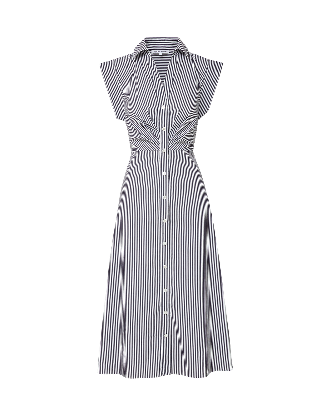 Veronica Beard Sleeveless Haydon dress - Navy/White