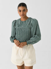 Load image into Gallery viewer, Hunter Bell Eubanks Top - Green &amp; White Gingham
