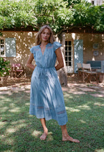 Load image into Gallery viewer, Ciao Lucia Laurine Cotton Slate Dress - Blue
