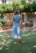 Load image into Gallery viewer, Ciao Lucia Laurine Cotton Slate Dress - Blue
