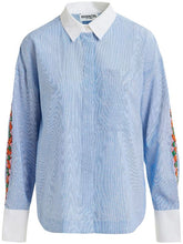 Load image into Gallery viewer, ESSENTIEL ANTWERP Harkle Sleeve Embroidered Shirt - Bel Air
