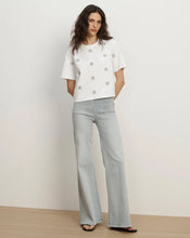 Load image into Gallery viewer, Veronica Beard Embellished Sebastian Tee - White
