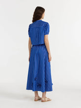Load image into Gallery viewer, Saloni Jude-C Shirt - Azure Stripe
