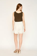 Load image into Gallery viewer, Mirth Woodstock Short - White Embroidered Deco
