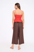 Load image into Gallery viewer, Staud Ayla Linen Tank - Tomato
