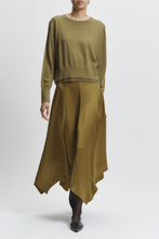 Load image into Gallery viewer, Saint Art Landon Panel Skirt Moss
