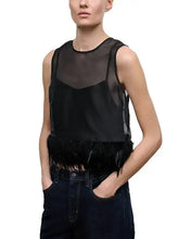 Load image into Gallery viewer, Staud Avi Top - Black
