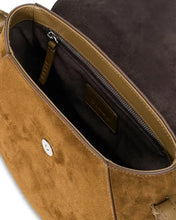 Load image into Gallery viewer, Staud Bella Saddle Bag - Cigar
