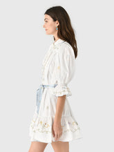 Load image into Gallery viewer, ALEMAIS-Giulia embroidered mini dress
