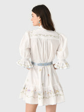 Load image into Gallery viewer, ALEMAIS-Giulia embroidered mini dress
