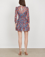 Load image into Gallery viewer, Saloni Blythe Mini Dress - Disco Metallic Jacquard Dress
