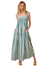 Load image into Gallery viewer, Hunter Bell Tula Dress-Emerald Stripe
