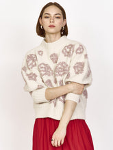 Load image into Gallery viewer, mirth Cusco Waterlily Pullover in Ivory/Fawn
