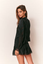 Load image into Gallery viewer, Love Shack Fancy Aralina Blouse - Black
