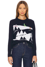 Load image into Gallery viewer, autumn cashmere Snowscape w/ Skiers
