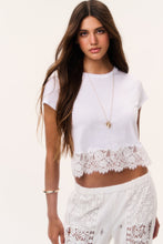 Load image into Gallery viewer, LoveShackFancy Avelina Tee - Off White
