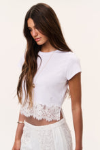 Load image into Gallery viewer, LoveShackFancy Avelina Tee - Off White
