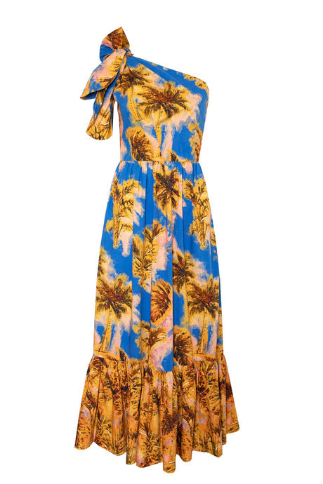 Hunter Bell Alaina Dress- Tropical Palm