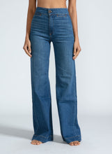 Load image into Gallery viewer, ASKKNY Brighton Wide Leg Jean in Mercury
