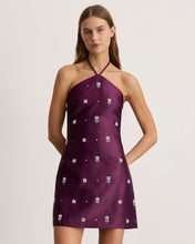 Load image into Gallery viewer, Tanya Taylor Bree Dress - Blackberry
