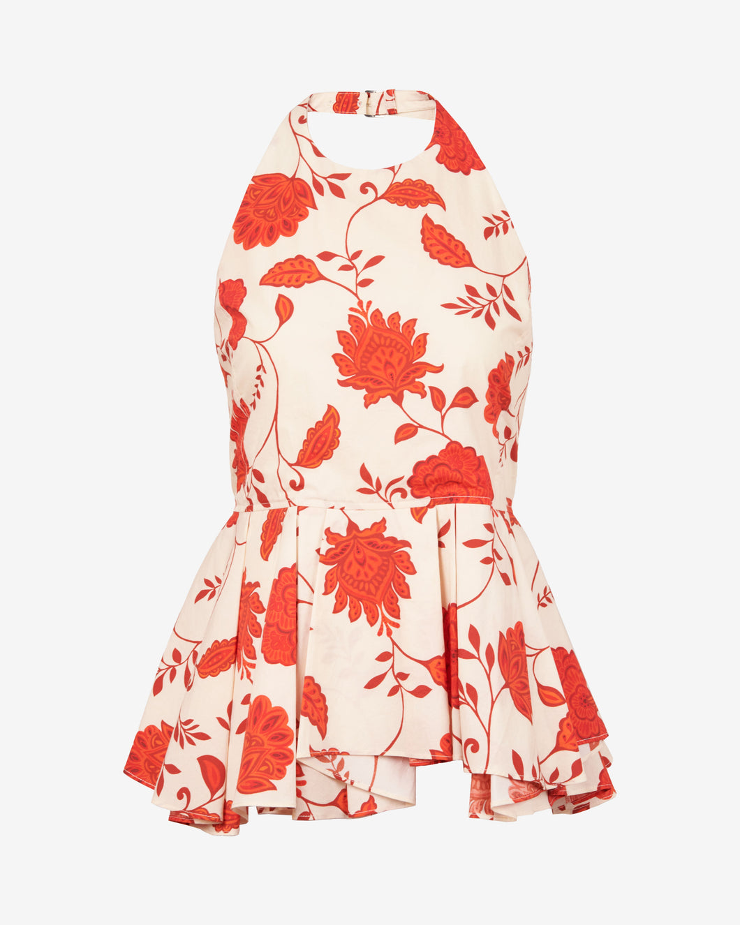 Tanya Taylor Celeste Top - Cream/Tomato