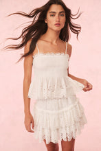 Load image into Gallery viewer, Love Shack Fancy Condie Top- Optic White
