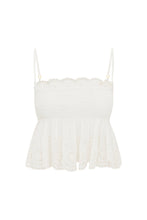 Load image into Gallery viewer, Love Shack Fancy Condie Top- Optic White
