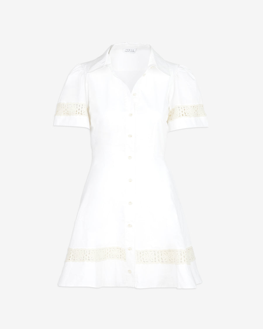 Tanya Taylor Corrine Dress - Optic White